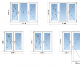 Размеры окон в частном доме